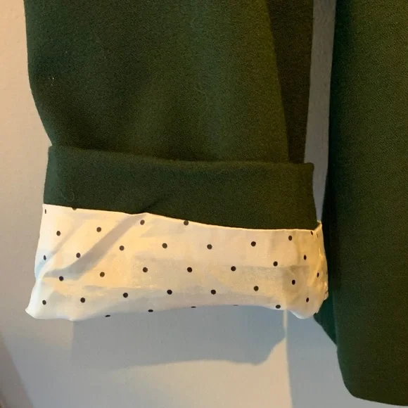 Kensie Women's Dark Green Single-Button Blazer Sz M - Picture 6 of 16